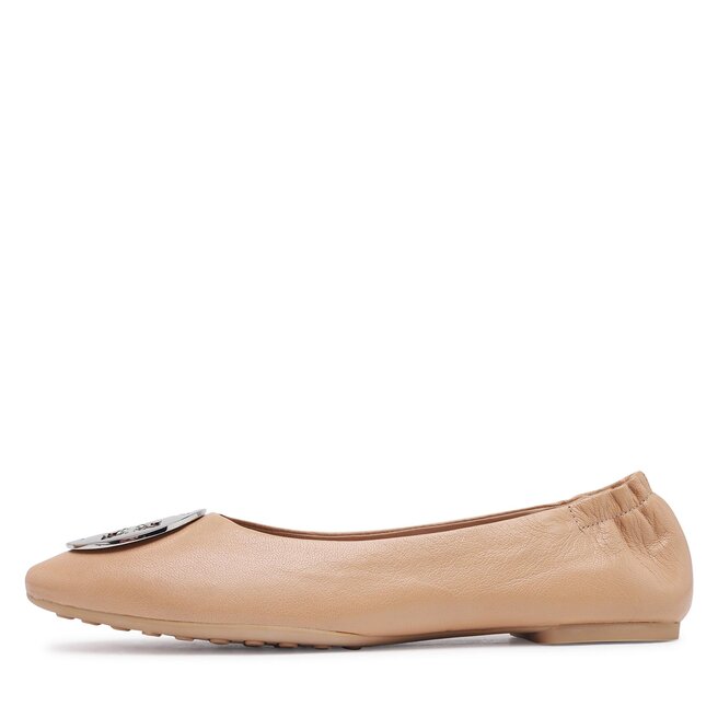 Tory Burch Baleríny Tory Burch Claire Ballet 147379 Light Sabd/Gold/Silver 236