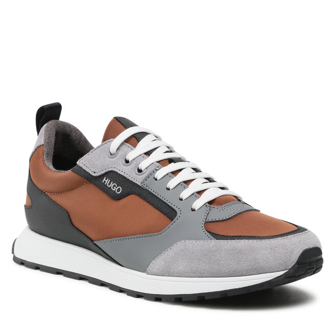 Sneakers Hugo Icelin 50451740 10234982 01 Open Brown 240 10234982 imagine noua