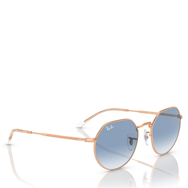 Okulary przeciwsłoneczne Ray-Ban Jack 0RB3565 - Złoty