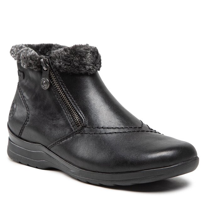 Botine Rieker L1868-00 Schwarz