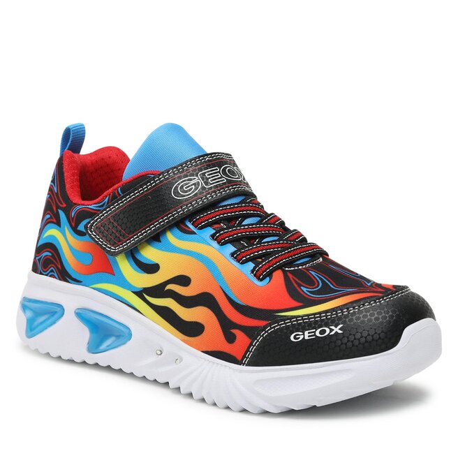 Sneakers Geox J Assister Boy J35DZC011CEC9221 DD Negru Assister Assister