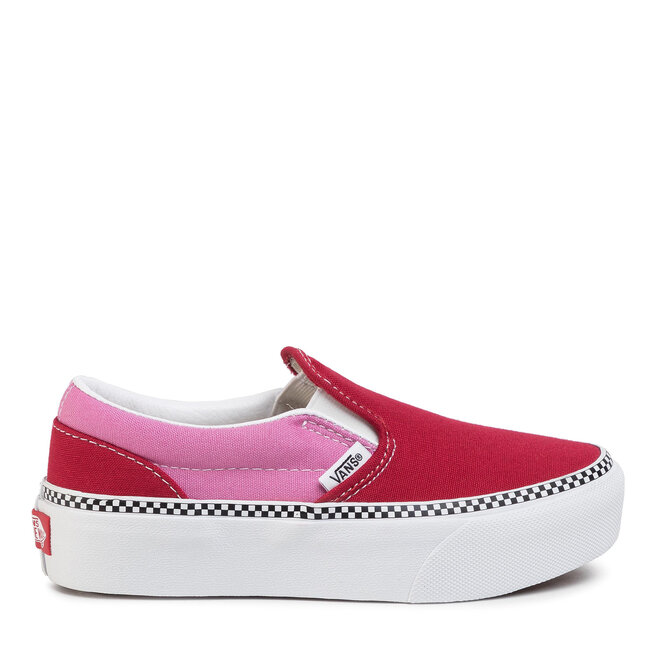 Tenisówki Vans Classic Slip-On P VN0A3TL1WVX1 Czerwony - dziewczęce