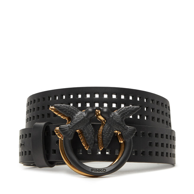 Pasek Damski PINKO Love Berry H3 Belt PE 25 PLT01 100125 - Czarny