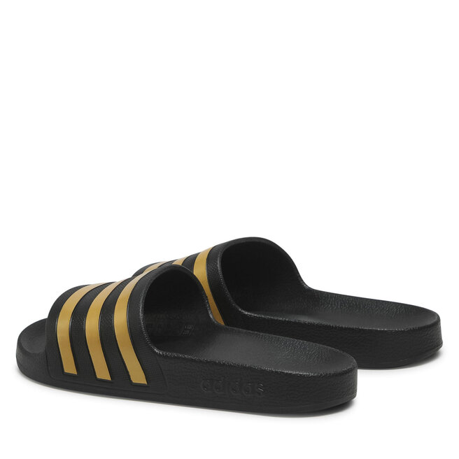 adidas Şlapi adidas adilette Aqua EG1758 Cblack/Goldmt/Cblack