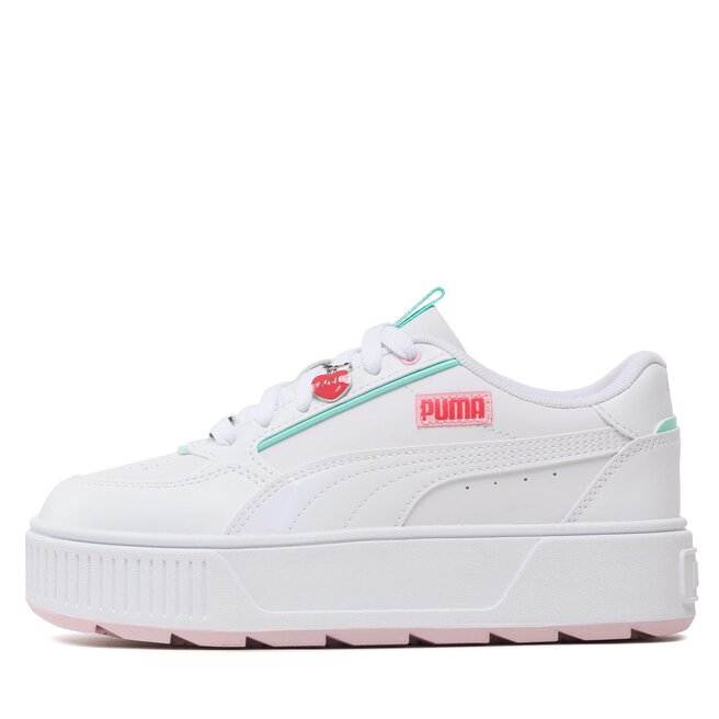 Puma Sneakersy Puma Karmen Rebelle Charms 389400 01 White/White/Pear Pink/Mint