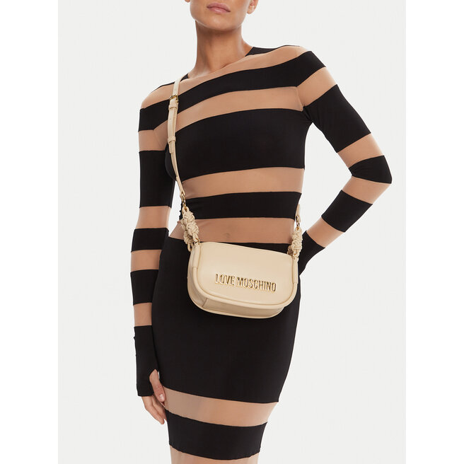 Torebka LOVE MOSCHINO JC4235PP0MKL0104 Écru -
