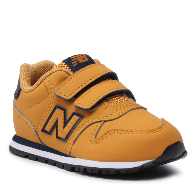 New balance top leder kinder orange