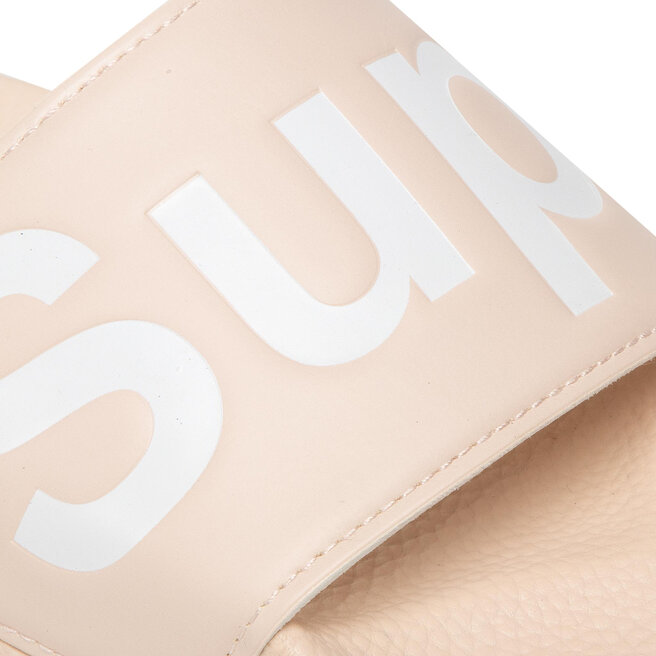 Superga Pantoletten Superga 1908 Slides Polysoft Pink Skin/White 929