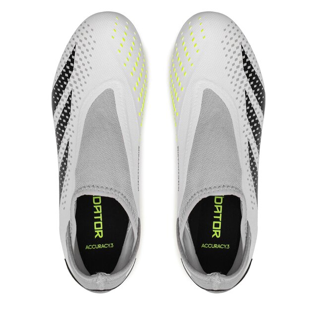 adidas Παπούτσια adidas Predator Accuracy.3 Laceless Firm Ground Boots GZ0021 Λευκό