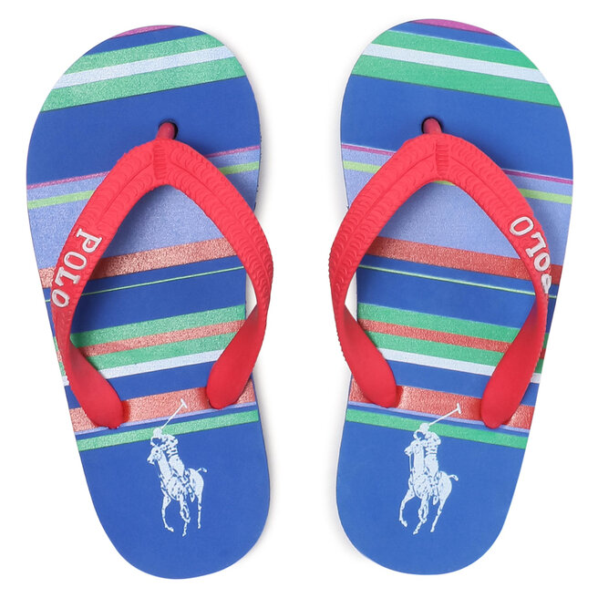 Polo Ralph Lauren Žabky Polo Ralph Lauren Camino RF103048C Red/Royal Mlt Stripe