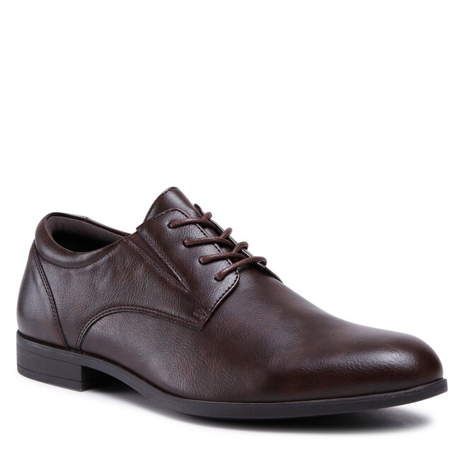 Pantofi Ottimo MYL8464-3BR Chocolate Brown Brown imagine noua