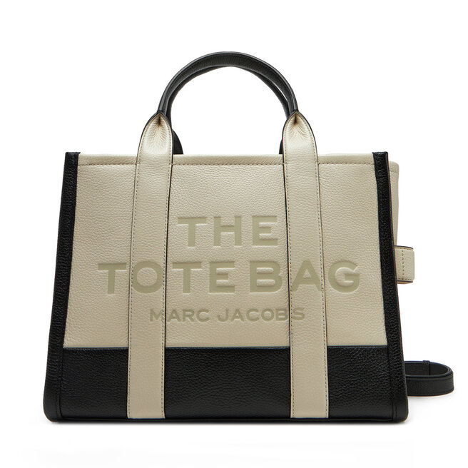 Torebka Marc Jacobs The Colorblock Medium Tote Bag - Beżowy