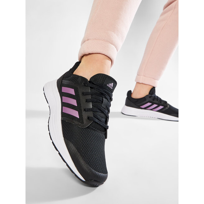 Footwear adidas - Galaxy 5 FY6743 Core Black/Cherry Metallic/Cloud White - Asphalt - Running 