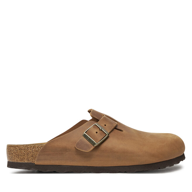 Klapki Birkenstock Boston Leoi - Brązowy