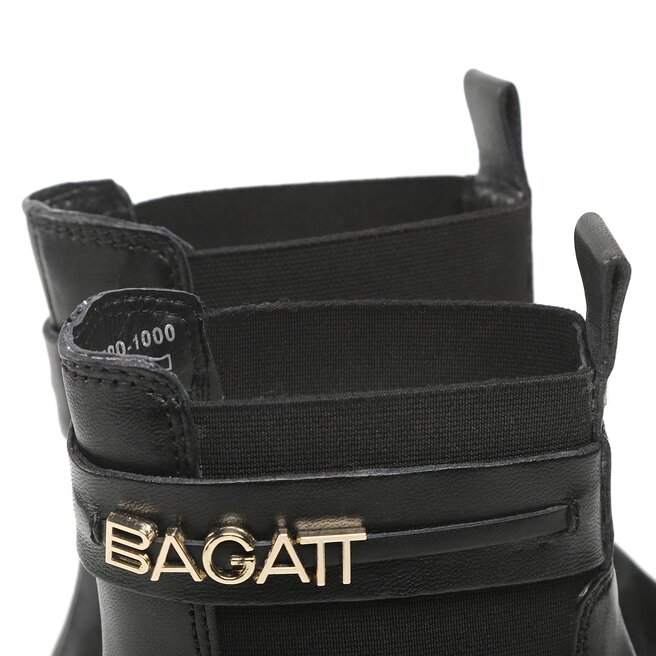 Bagatt Kotníková obuv s elastickým prvkem Bagatt D32-A9C30-4000-1000 Black