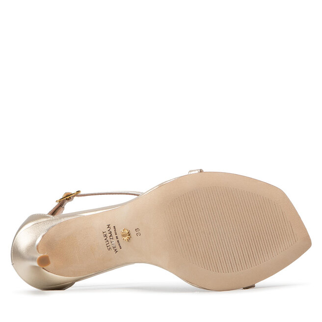 Stuart Weitzman Sandalen Stuart Weitzman Nudistcurve 100Sanda SA178 Platino