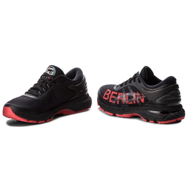 Buty Asics Gel Kayano 25 Berlin 1012A119 Black Classic Red 001