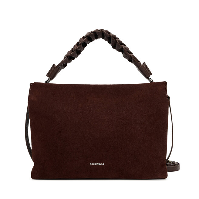 Torebka Coccinelle P6P Boheme Suede Bimaterial E1 P6P 19 02 01 Brązowy