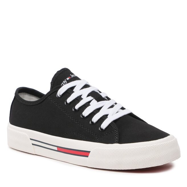 Tommy Jeans Гуменки Tommy Jeans Low Cut Wmns Canvas EN0EN02085 0GJ