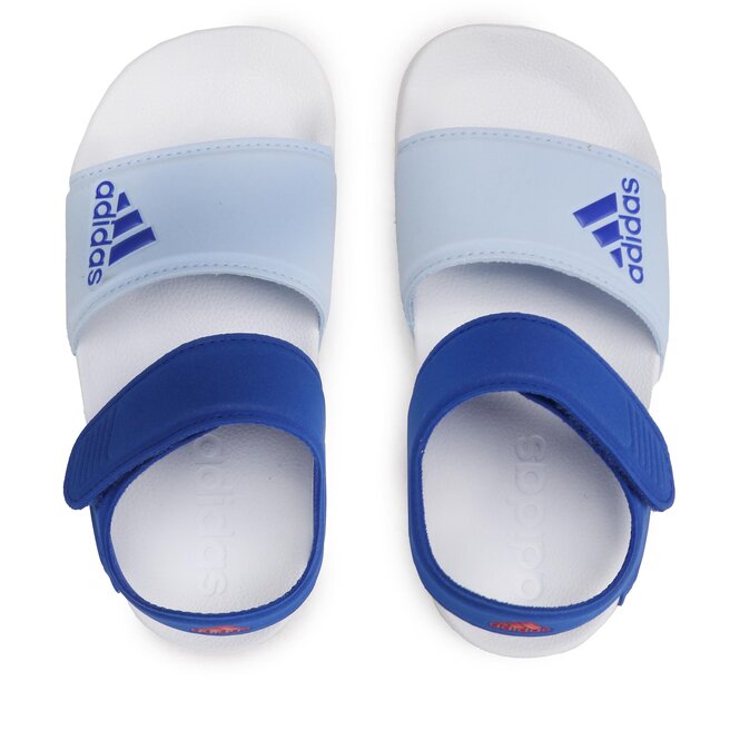 adidas Sandály adidas adilette Sandal K H06444 Lucid Blue/Blue dawn/Bright Red