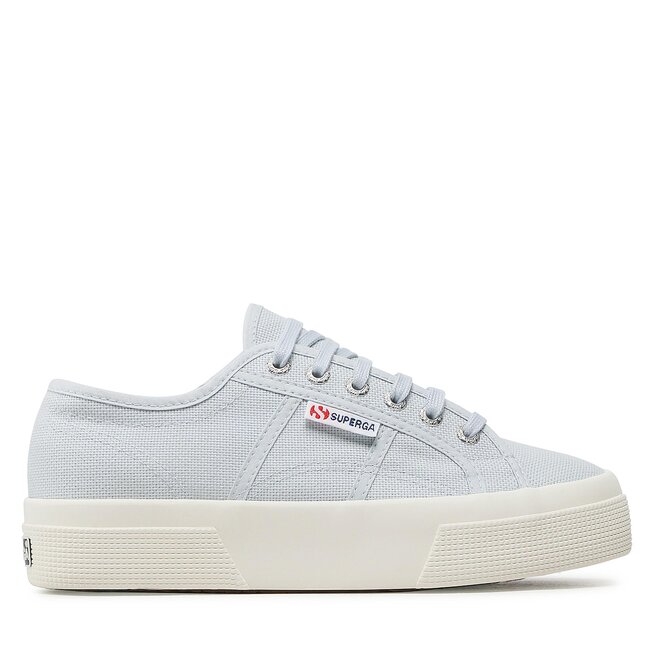 Superga Sneakers aus Stoff Superga 2740 Platform S21384W Grey Lilla-Favorio ANL