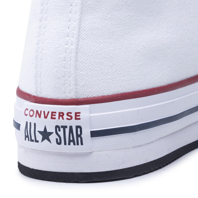 Converse Sneakers aus Stoff Converse Ctas Eva Lift Hi 272856C White/Garnet/Navy