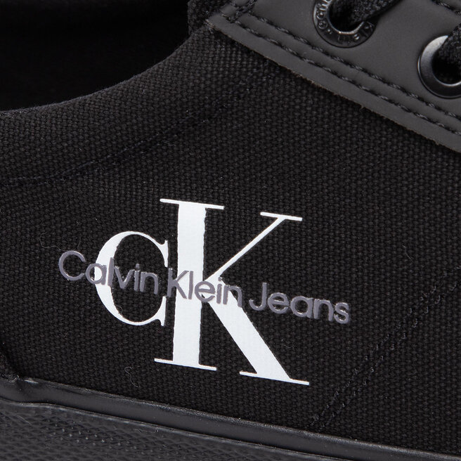 Calvin Klein Jeans Zapatillas de tenis Calvin Klein Jeans New Vulcanized Laceup Low Ess YM0YM00410 Triple Black 0GL