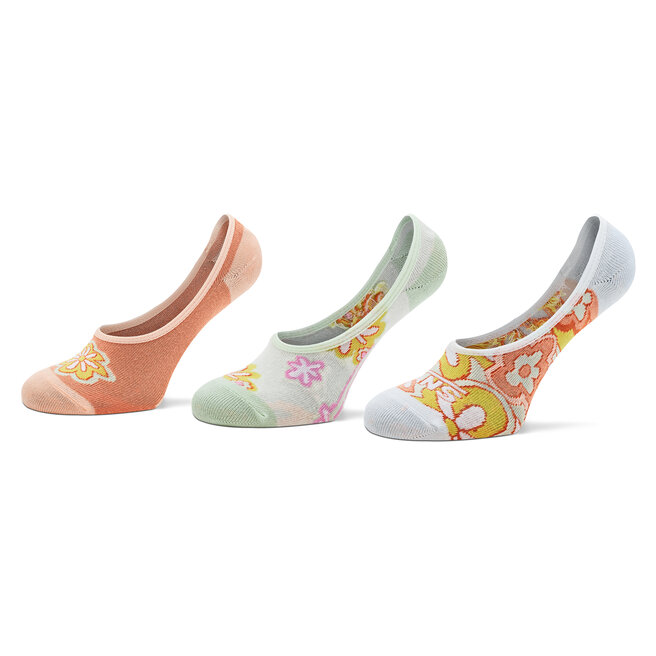 Zestaw 3 par stopek dziecięcych Vans Psychedelic Floral Cano - Kolorowy