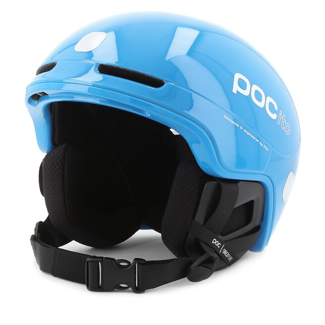 Casque De Ski POC POCito Obex MIPS Pour Enfants/adolescents - Unisexe, Bleu Fluo, Réglable, Léger