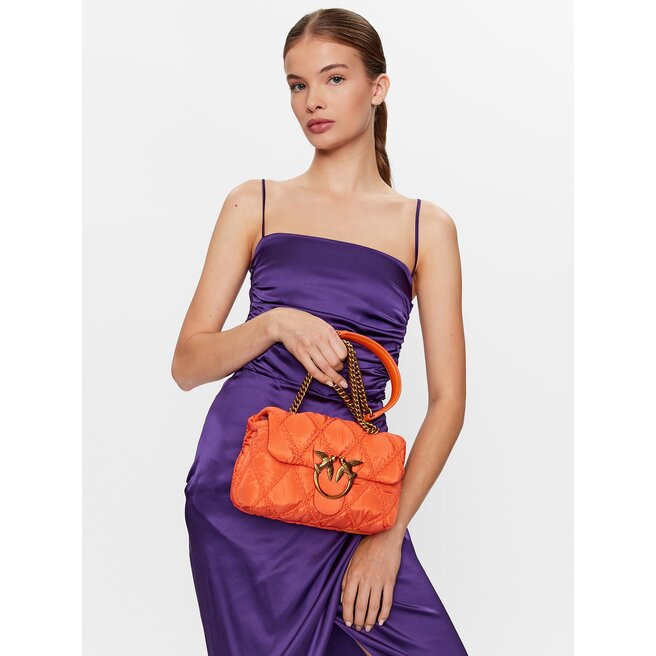 Pinko Handtasche Pinko Love Mini Puff Cl PE 23 PLTT 100039 A0UL Orange A71Q