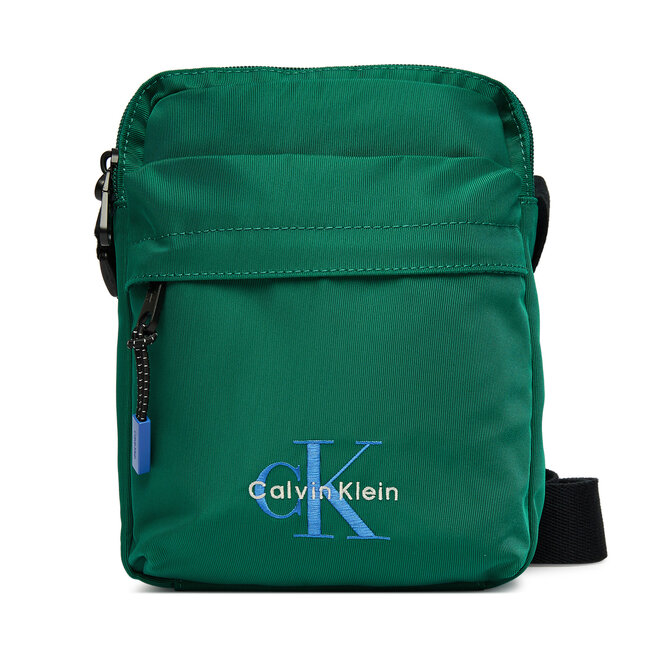 Saszetka Calvin Klein Bold Reporter LV04D3421G Zielony -