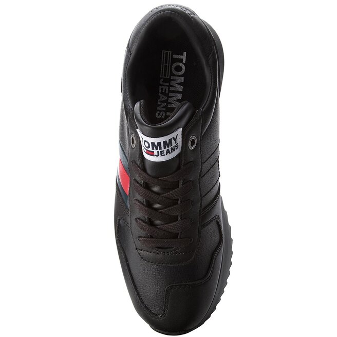 Sneakersy Tommy Jeans High Cleated Sneaker EN0EN01265 Black 990