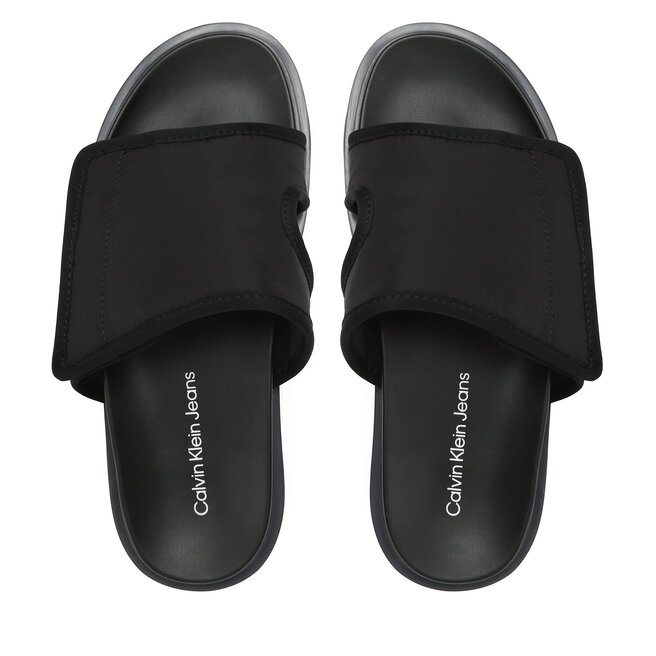 Calvin Klein Jeans Чехли Calvin Klein Jeans Sandal Slide Softny YM0YM00644 Black/Imperial Blu 0GP