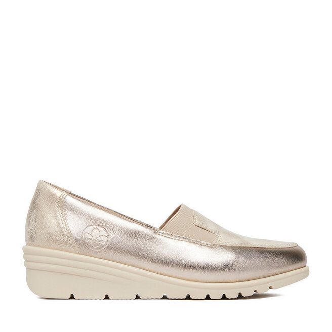 Półbuty Rieker L5351-60 Złoty - kobiece