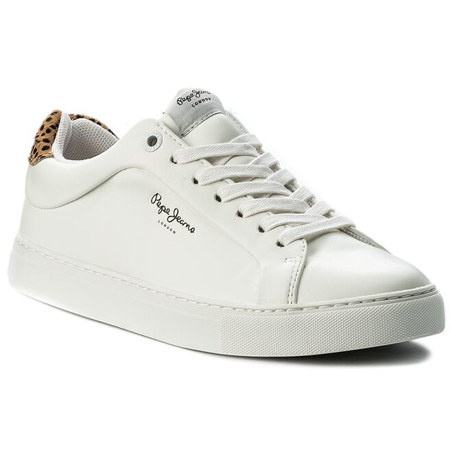 Pepe Jeans Półbuty Pepe Jeans Adams Junior PGS30303 White 800