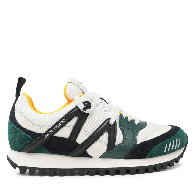 Emporio Armani Sneakersy Emporio Armani X4X555 XM996 Q842 Gren/Navy/Off Wht/Na