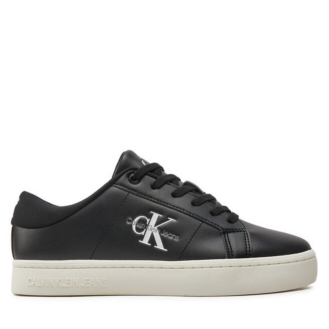 Sneakersy Calvin Klein Jeans Classic Cupsole Lowlaceup Lth Wn - Czarny
