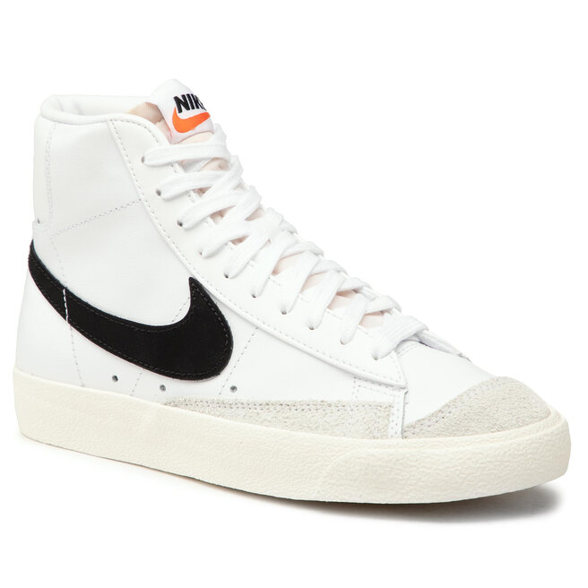 nike blazer mid 77 mens white black