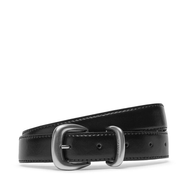 Pasek Damski Calvin Klein Sarah 2 Piece Logo Buckle Belt 25Mm - Czarny