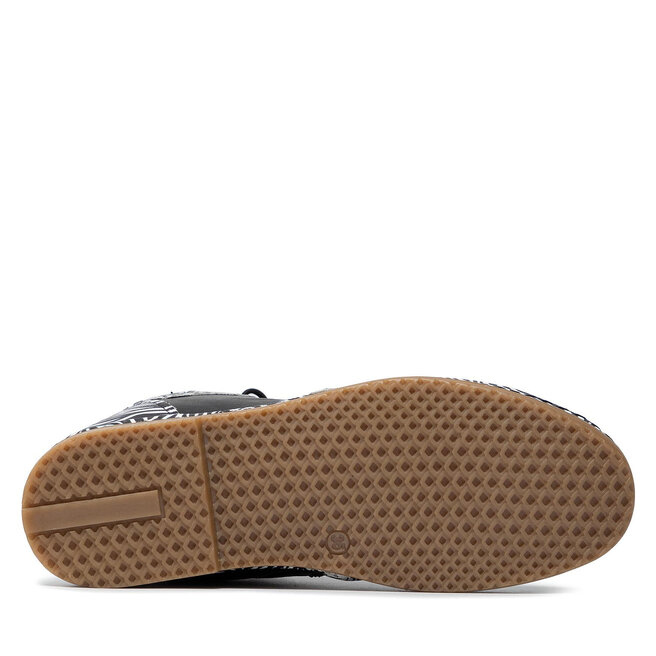 Manitu Stiefeletten Manitu 990034-01 Schwarz/Zebra