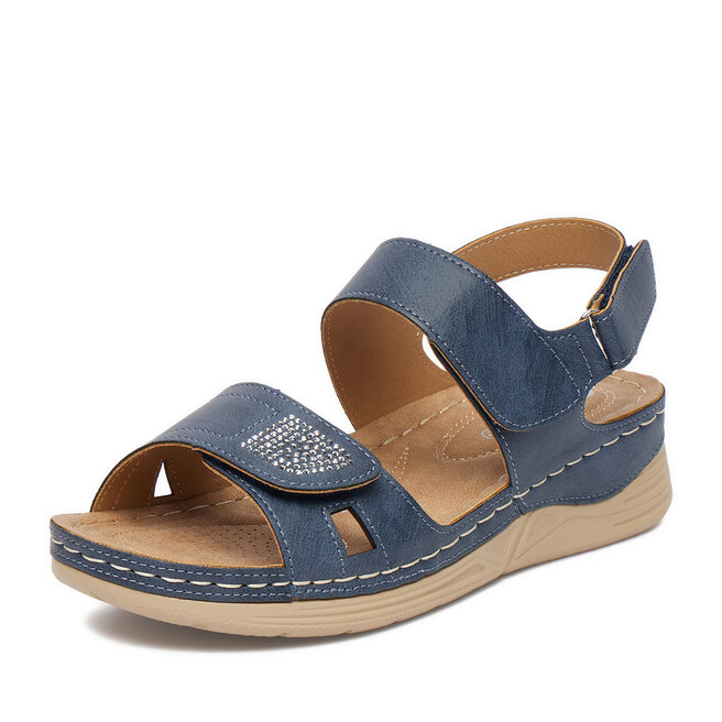 Sandały Go Soft CEO-WFA3741-1 Niebieski - kobiece