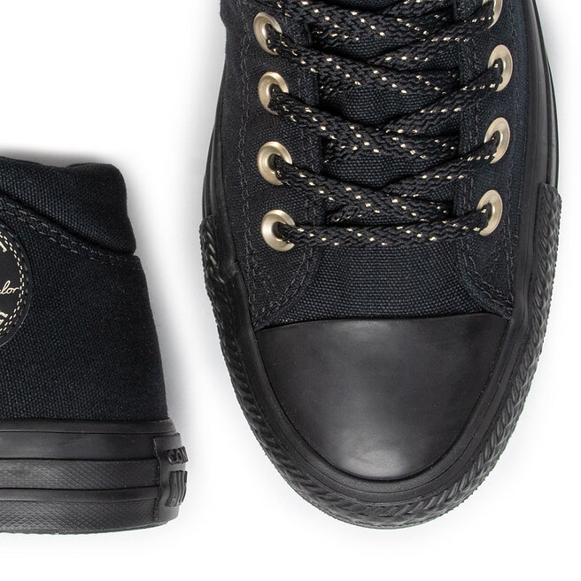 Converse Ctas Madison Mid 565228C Black Black Gold evzuttya