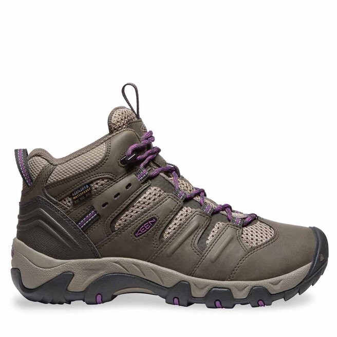 Trekkingi Keen Koven Mid Wp Bungee - Brązowy