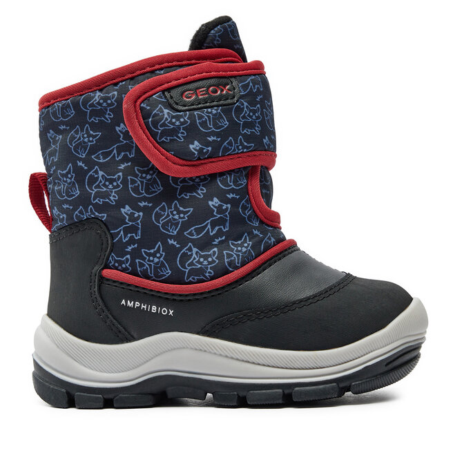Śniegowce Geox B Flanfil Boy B Abx B263VE 0BCMN - M Czarny