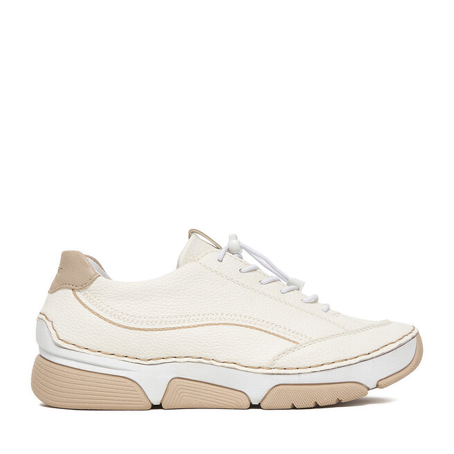 Sneakersy Rieker 45969-80 Écru - kobiece