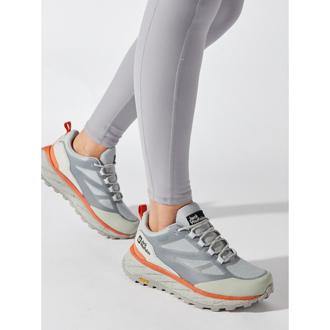 Jack Wolfskin Pārgājienu apavi Jack Wolfskin Terraventure Texapore Low W 4051631 Silver Grey