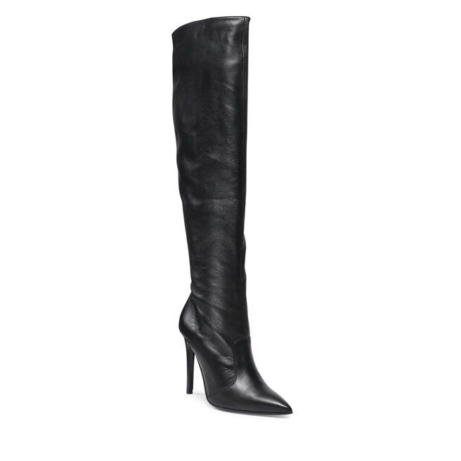 Solo Femme Kozačky Solo Femme 14404-01-L14/000-12-00 Černá