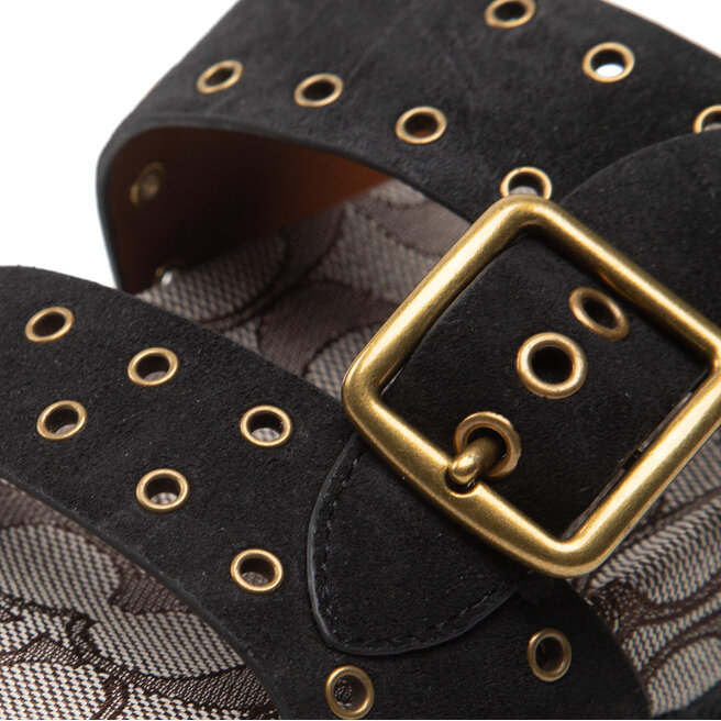 Coach Чехли Coach Ally Suede CA460 Black/Oak