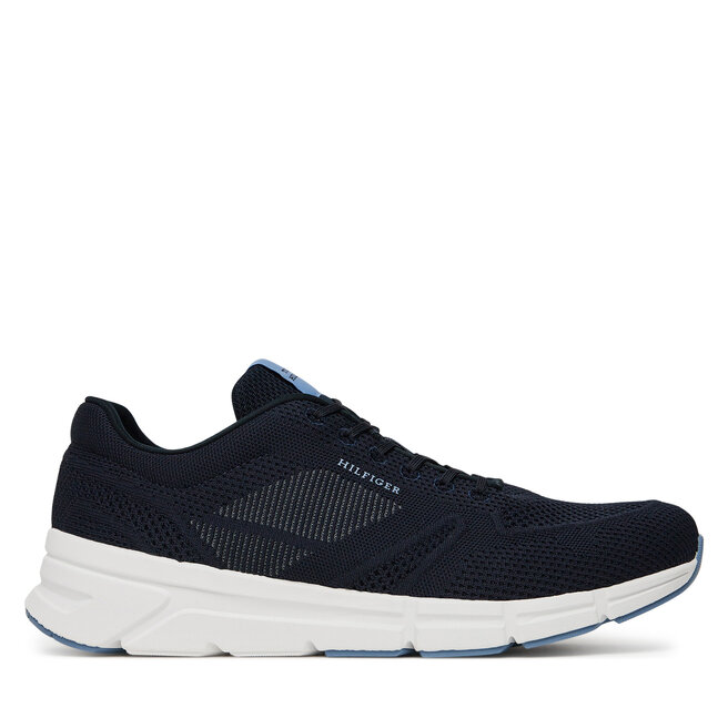 Sneakersy Tommy Hilfiger Modern Comfort Run Knit - Granatowy