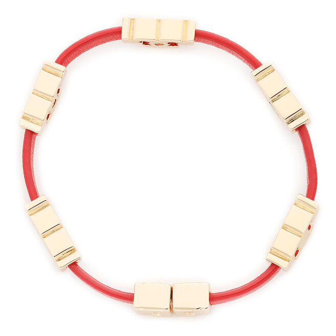 Tory burch serif store t stackable bracelet